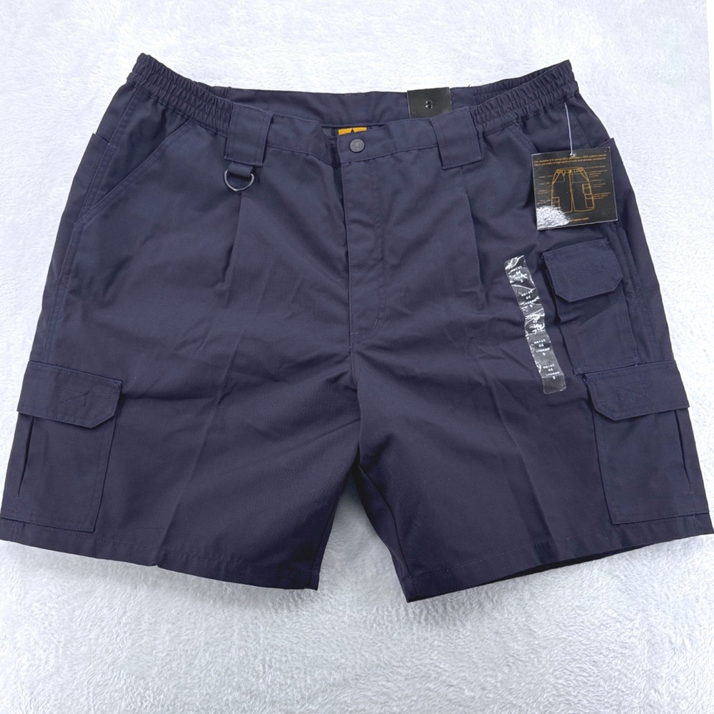 Propper Tactical Shorts Mens 44 Navy Blue Cargo Military Work Utility Teflon NWT